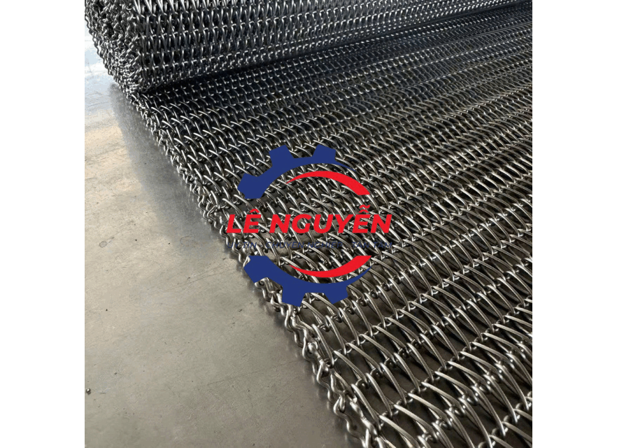 Băng tải lưới inox sợi xoắn - Ảnh 2