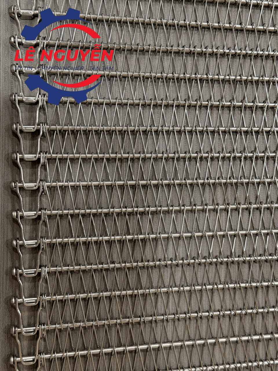 Băng tải lưới inox sợi xoắn - Ảnh 4