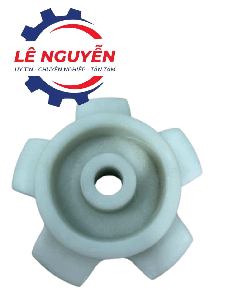 Bánh nhông nhựa đỡ xích cào liệu - Ảnh 2