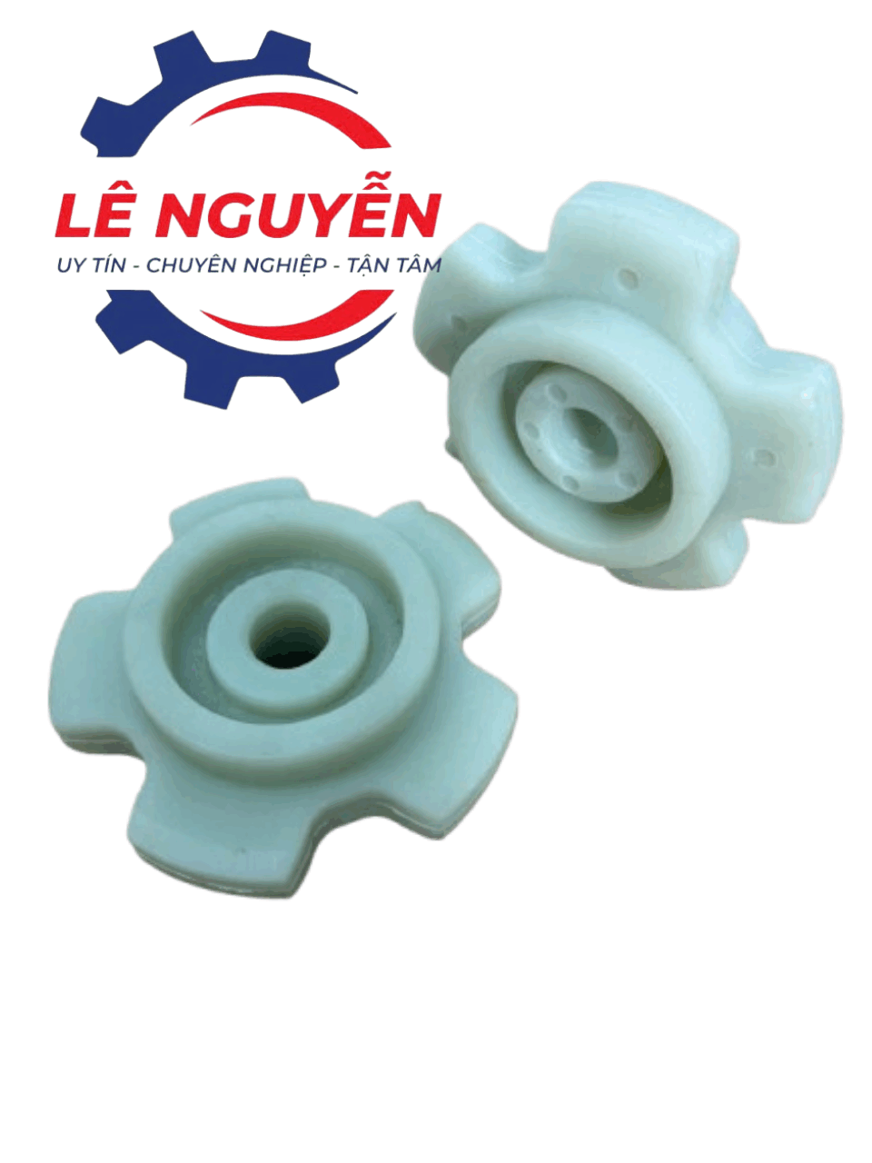 Bánh nhông nhựa đỡ xích cào liệu - Ảnh 3